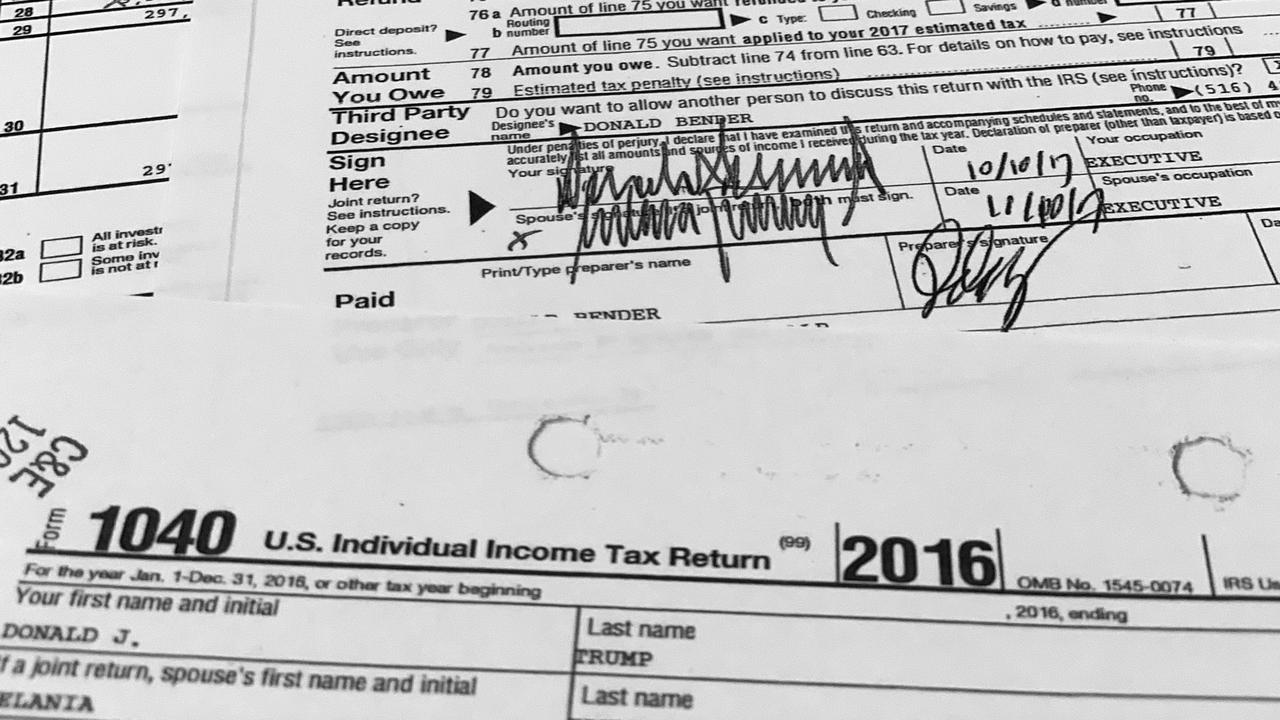 US House of Representatives releases Trump's tax returns |  abroad