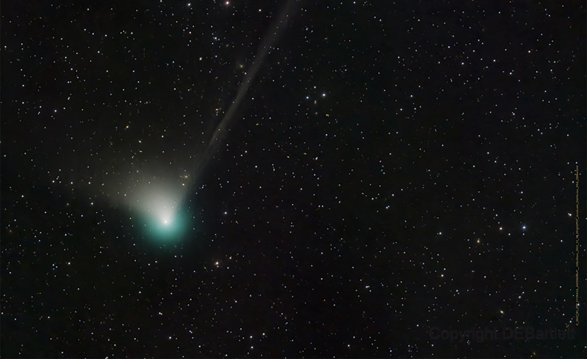 On this date there is a green comet over Enschede