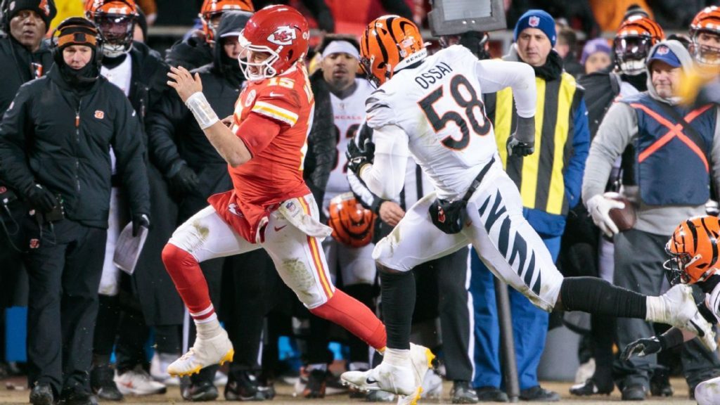 Bengals' Joseph Osai regrets the penalty that led to the Chiefs victory
