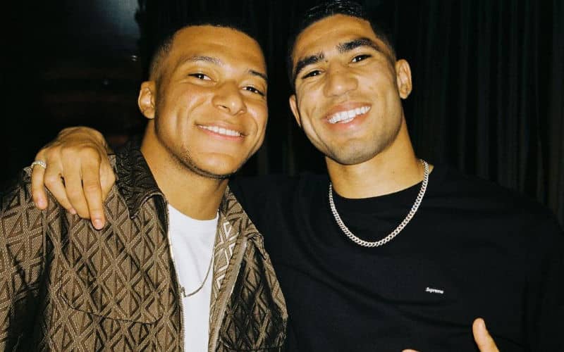 Hakimi and Mbappe travel to Morocco after holidaying in the US