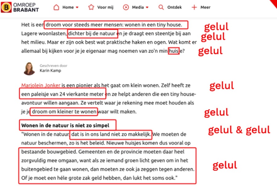 Omroep Brabant takes over the small domestic terror from Algemeen Dagblad;  Almost everything is nonsense