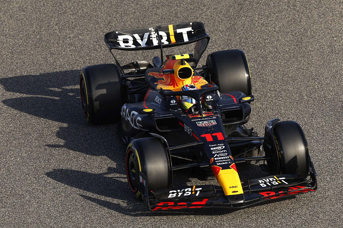 Perez put Red Bull ahead at the end of pre-season