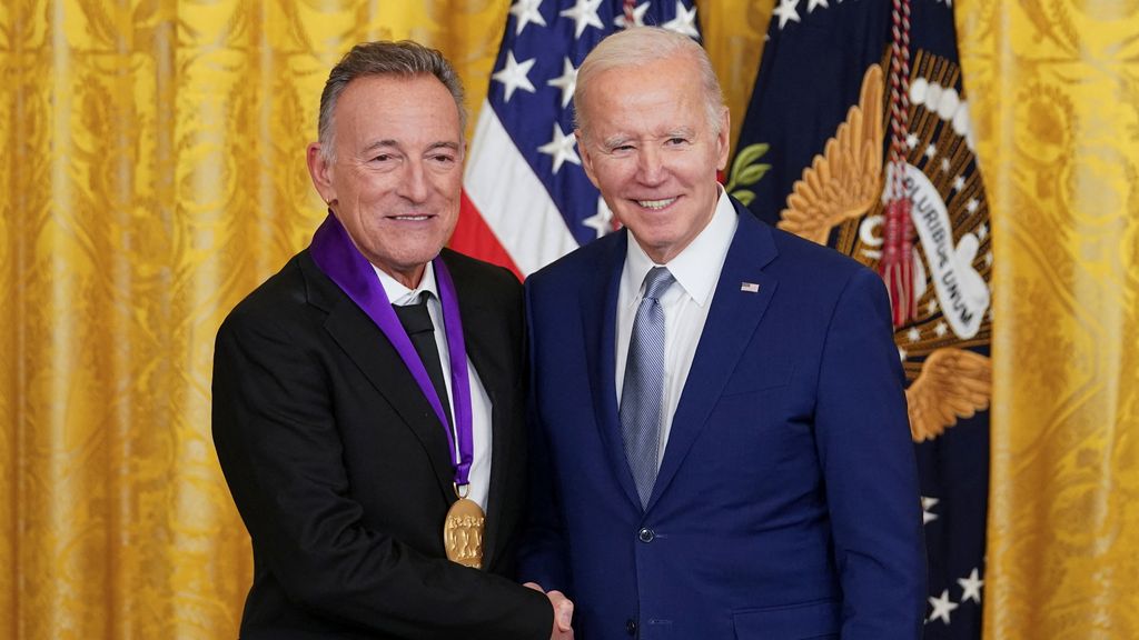 Bruce Springsteen received President Biden's highest award
