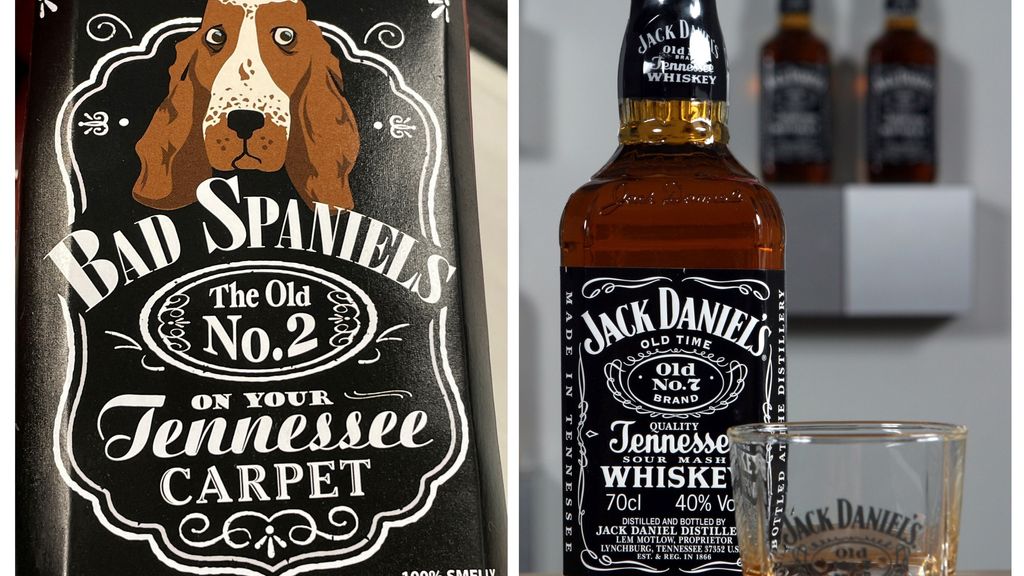 Corporate America's eyes were fixed on the "whiskey bottle" issue as a dog's toy