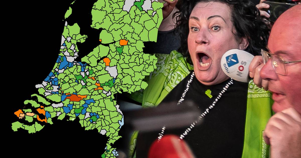 Election results: Find out how the votes were cast in the counties of Overijssel, Gelderland and Flevoland |  provincial elections