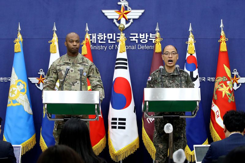South Korea and the U.S hold a press briefing ahead of