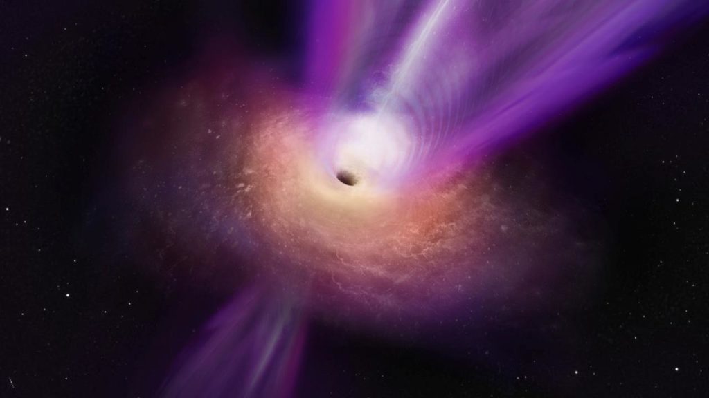 Astronomers see for the first time how a cosmic jet escapes from a black hole |  Technology and science