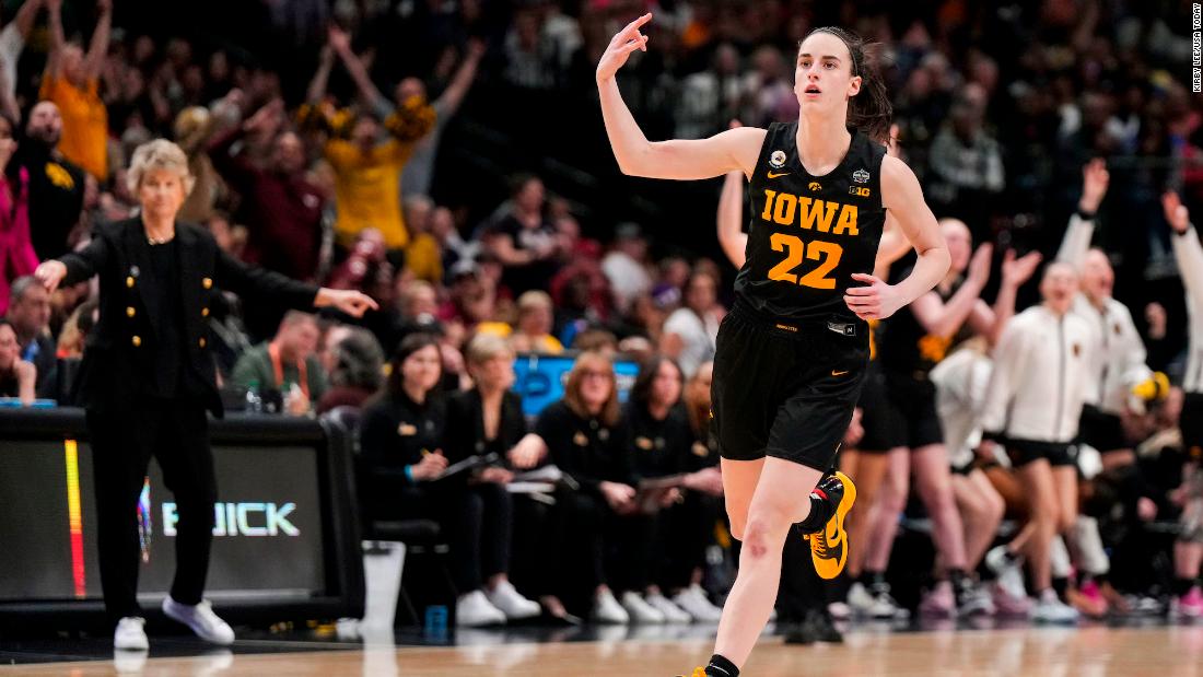 Caitlin Clark leads No. 2 Iowa to a stunning win over defending champion South Carolina in the Final Four