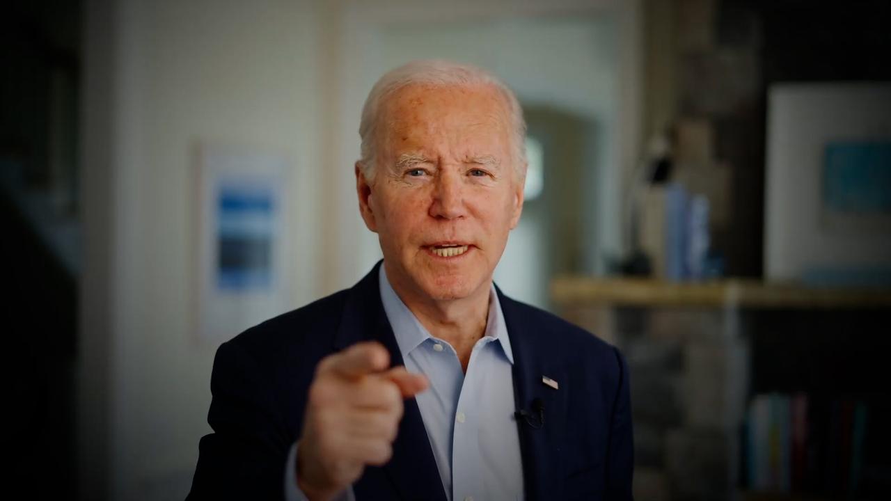 Beeld uit video: Zo kondigde Biden aan een gooi te doen naar herverkiezing