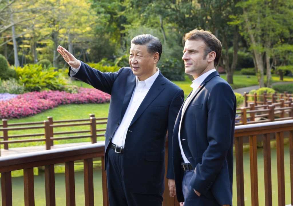 Macron: Europe must not follow US or China