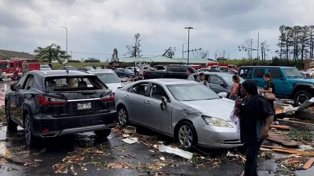 Beeld uit video: Tornado richt ravage aan in VS