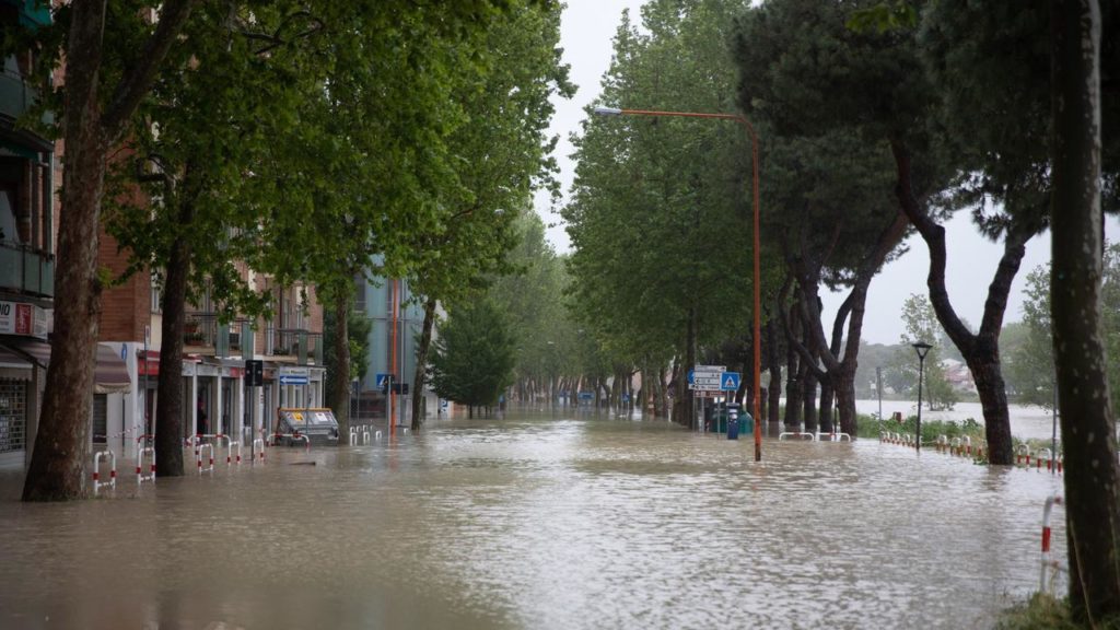 At least a thousand people evacuated due to severe flooding in northern Italy |  outside