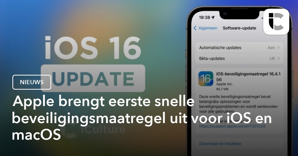 Apple with iOS 16.4.1 (a) and macOS 13.3.1 (a) Security Update