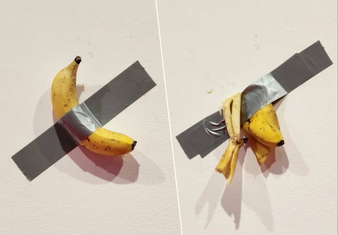 A South Korean art student ate a banana by Italian artist Maurizio Cattelan last week.