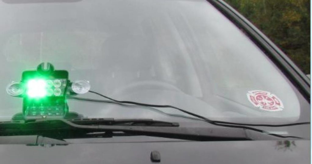 If you see a car with a flashing green light in Belgium, you'd better stop |  car
