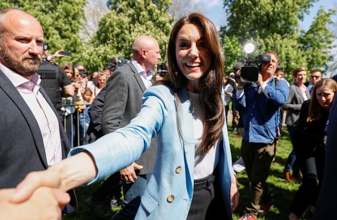 Princess Kate took her time for the audience in Windsor.