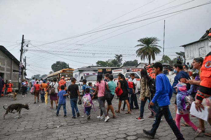 People have been preemptively evacuated from Chimaltenango, Guatemala.