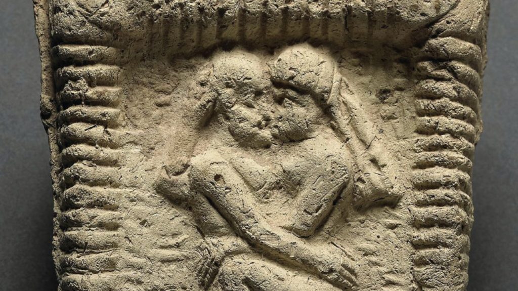 Tongue kissing?  They did it a thousand years earlier than we previously thought