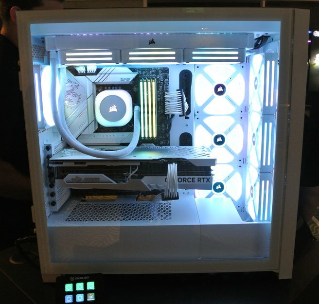 Complete build with iCUE Link water coolers and fans