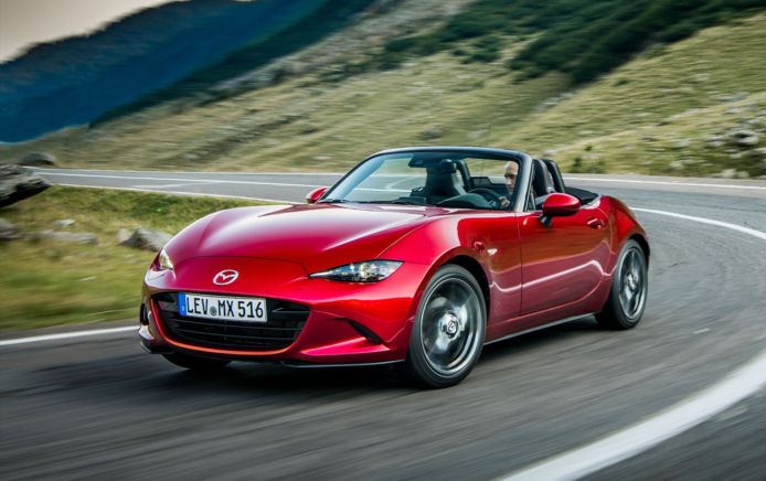 Sharp and ready for summer: The Mazda MX-5 is super popular right now.