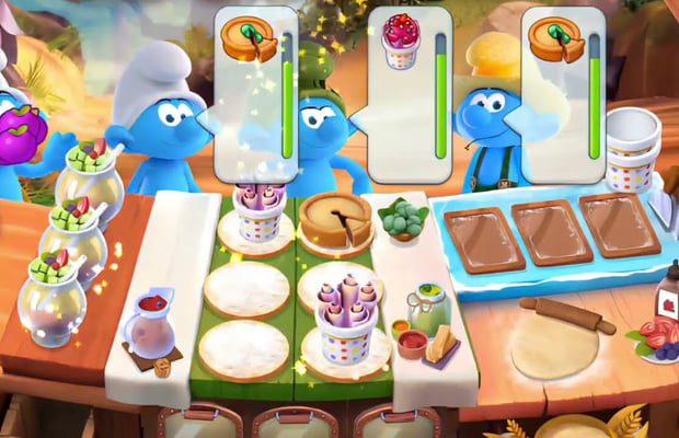 Smurfs - cooking game