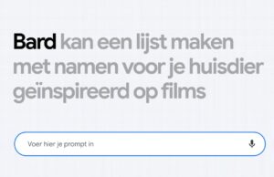 Google Bard in the Netherlands