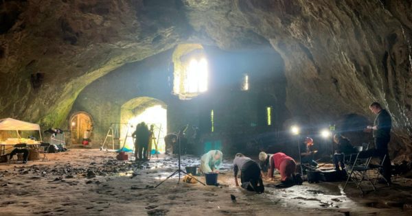 A cave under a medieval castle is an incredible find