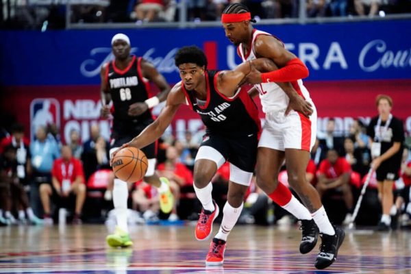 Scott Henderson of the Trail Blazers and Amin Thompson of the Rockets are out of the Summer League game due to injuries
