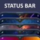 Custom color status bar