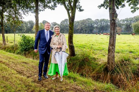 King Willem-Alexander of the Netherlands and Queen Maxima visit the Gelders Valley