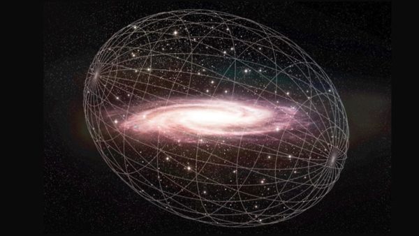 The Milky Way is a disk, and this may be due to an arc of dark matter  Sciences