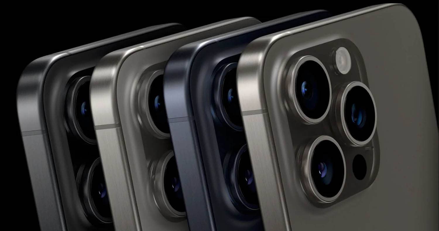 Cameras in iPhone 15 Pro models