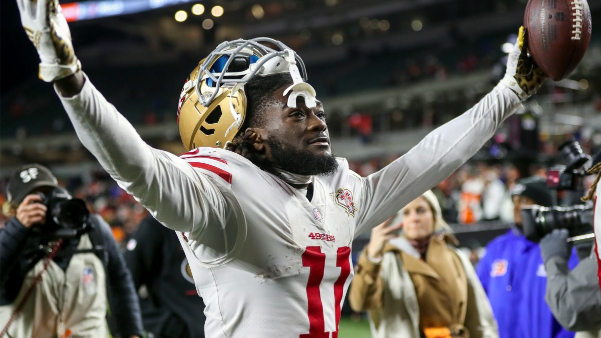 49ers' Brandon Aiyuk named NFC Offensive Player of the Year for Week 1 - NBC Sports Bay Area & California