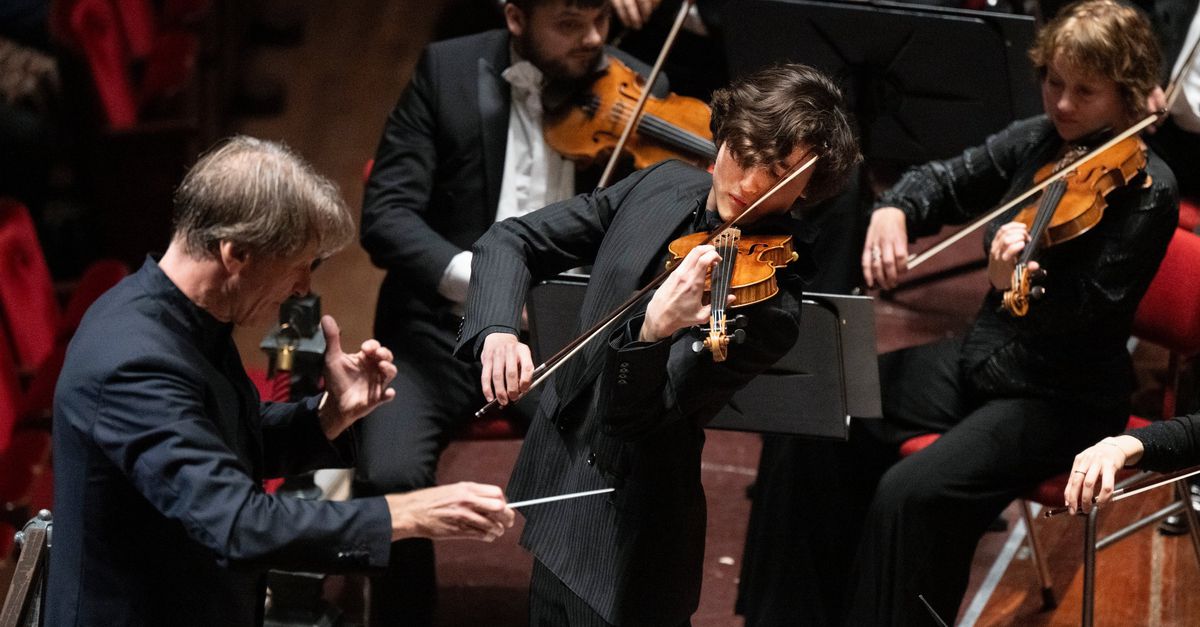 The talent of 22-year-old violinist Daniel Luzakovic is incredible
