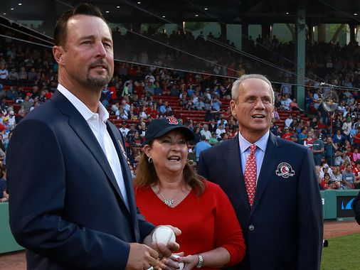 Jimmy Fund President Larry Lucchino issued a statement praising Tim Wakefield’s contributions