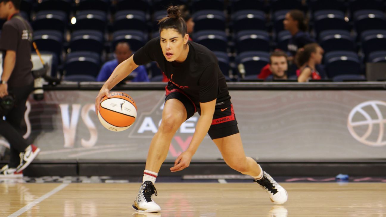 Kelsey Plum is ready to play PG for the Aces with Chelsea Gray out