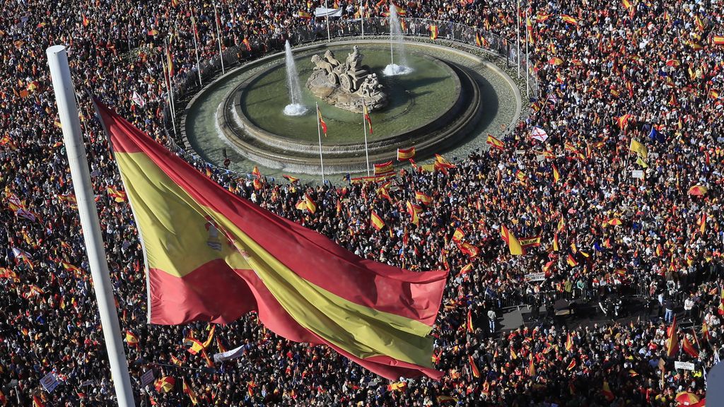 170 thousand people demonstrate in Madrid against the Catalonia amnesty law