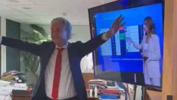 The PVV, with 35 seats, is the largest party by far, followed by the GL-PvdA, VVD, and NSC.