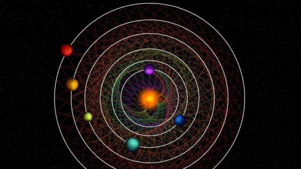 These six planets have been orbiting their sun rhythmically for a billion years