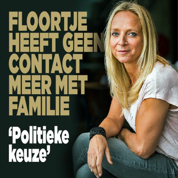 Floortje Dessing is no longer in contact with the family: “A political choice”