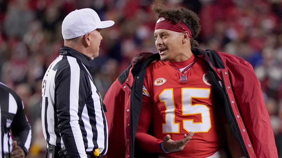 Patrick Mahomes and Andy Reid were fined for ripping off referees after a loss to the Bills