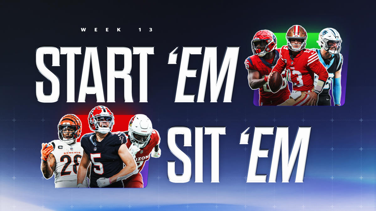 Fantasy Football Week 13 Start ‘Em Sit ‘Em