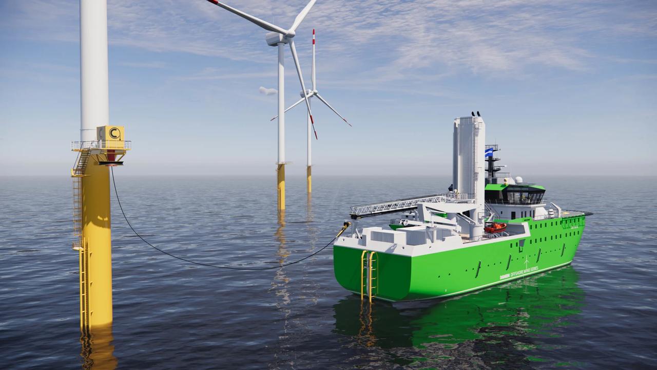 Shipbuilding company Damen will sail an electric ship that can charge at sea |  Economy