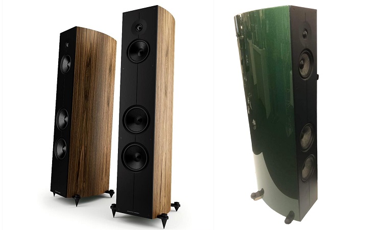 Check out the limited edition Acoustic Energy Corinium in British Racing Green