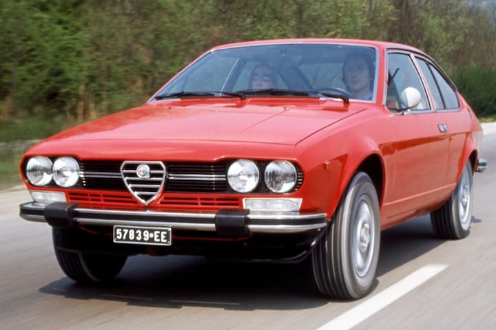 The Alfa Romeo Alfetta GT took another direct hit by Giugiaro