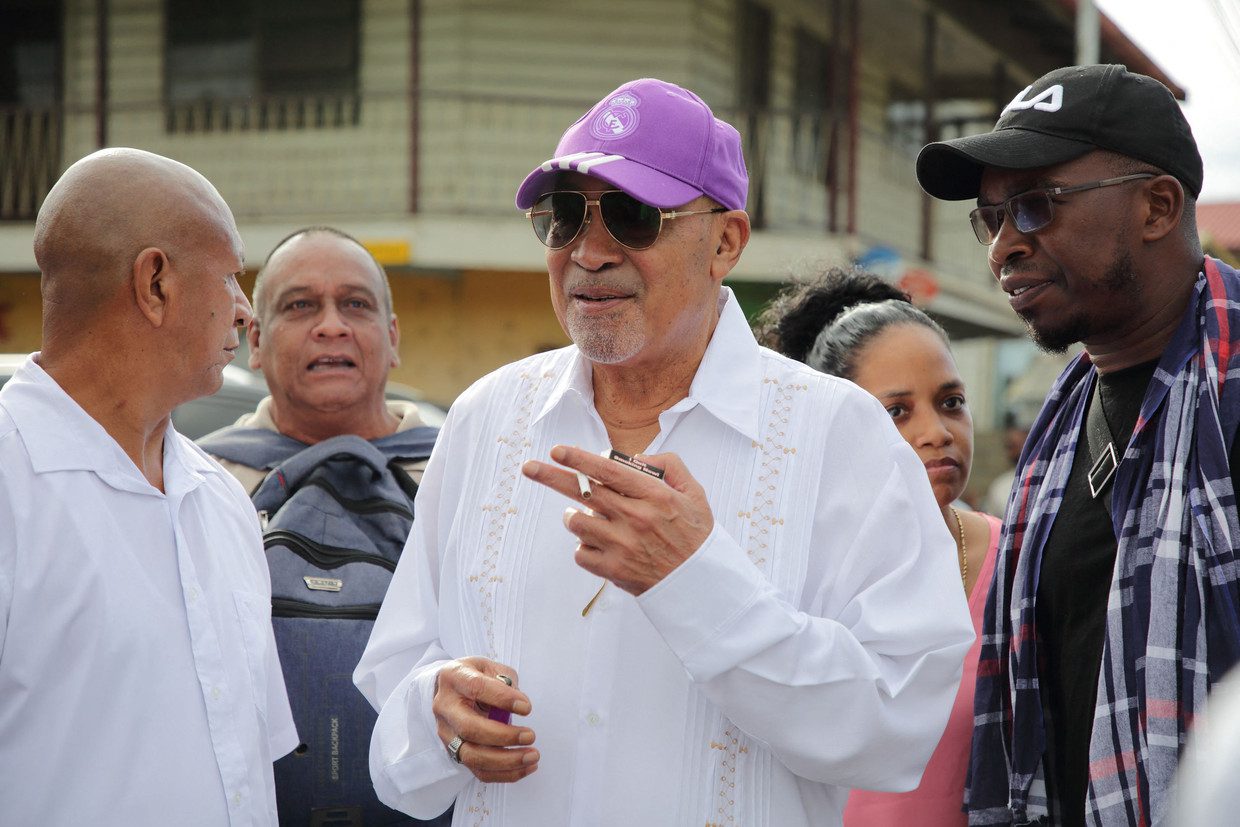 Former President Dessie Bouterse.  Photo by Agence France-Presse