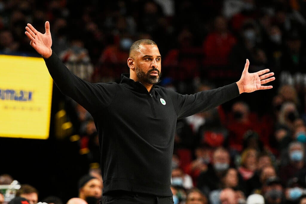 Rocket’s Ime Udoka receives mixed reception from Celtics fans in first back in Boston