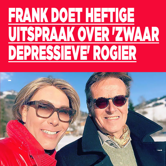 Frank Jansen makes a powerful statement about the “deeply depressed” Rogier.