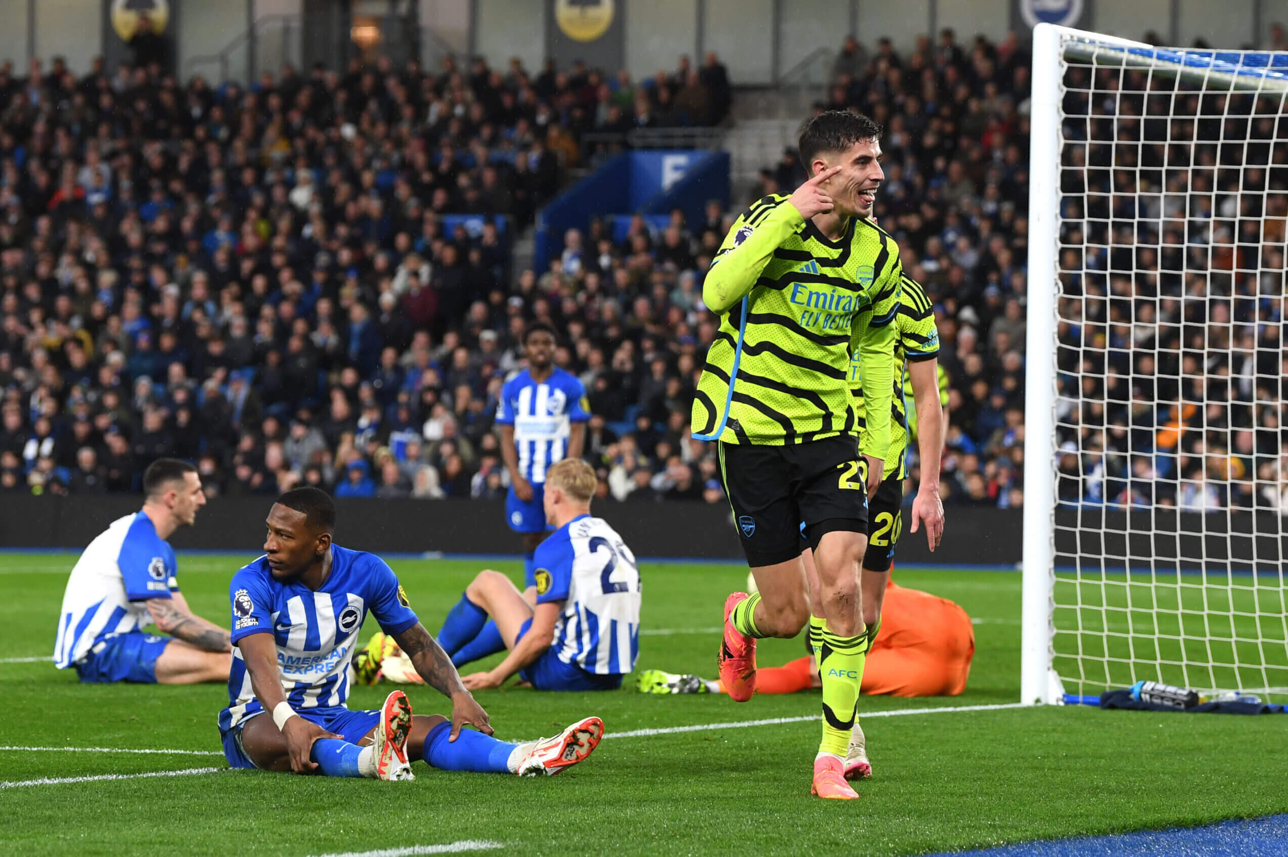 Brighton 0 Arsenal 3: Clinical Saka, devilish Havertz and the charge of the title in shameless health