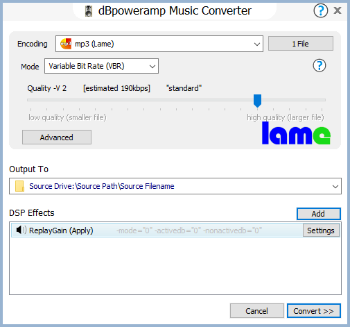 dBpowerAMP Music Converter